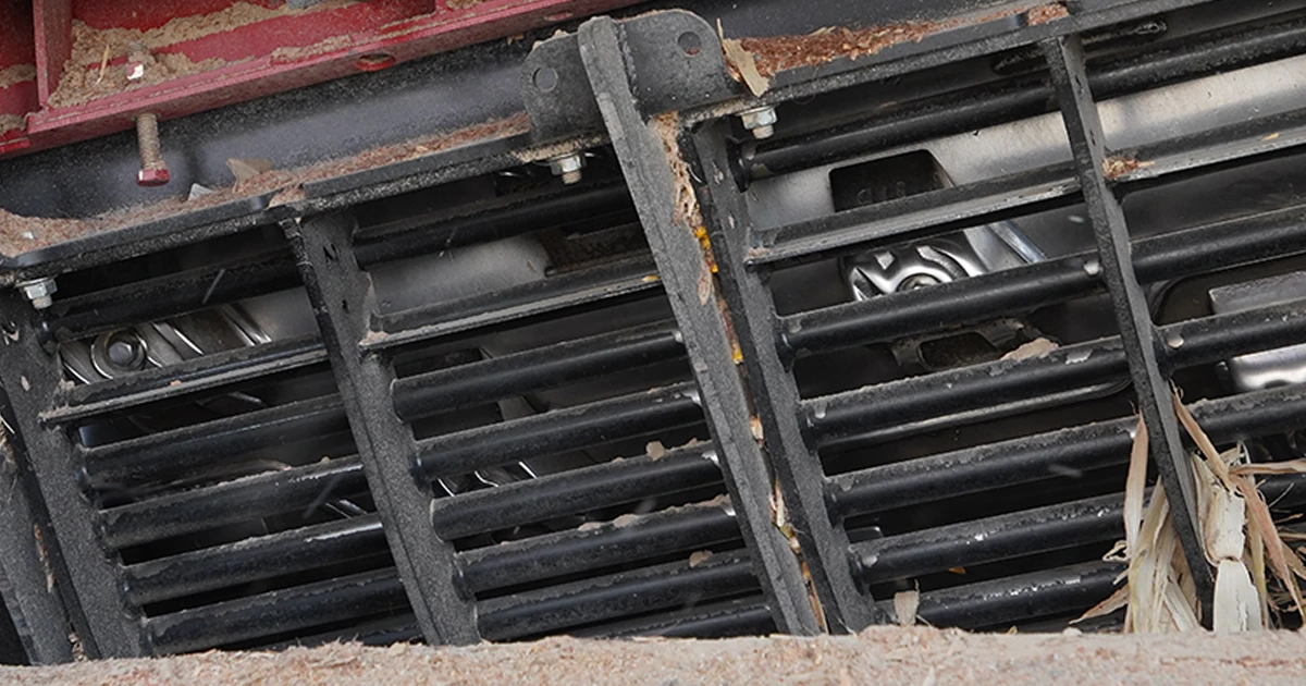 Razors Edge concaves in CaseIH combine